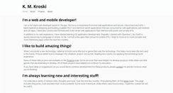 Desktop Screenshot of kroski.net